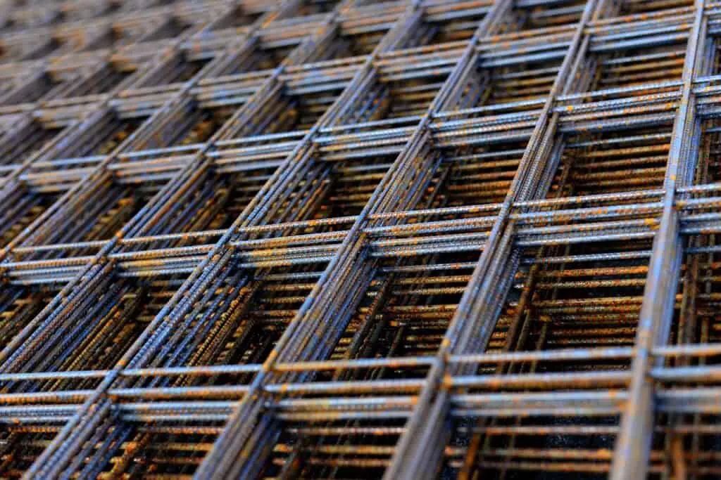 wired materials used for structures
